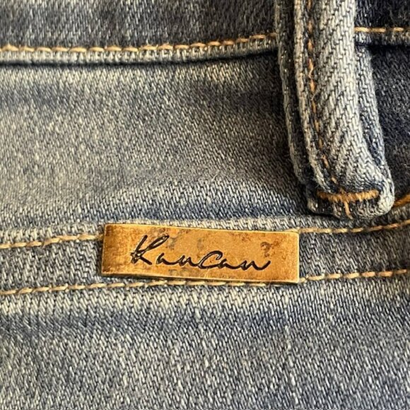 KanCan Estilo High Rise Plus Size High Rise Button Fly Jean Denim Shorts 3XL - Picture 7 of 9